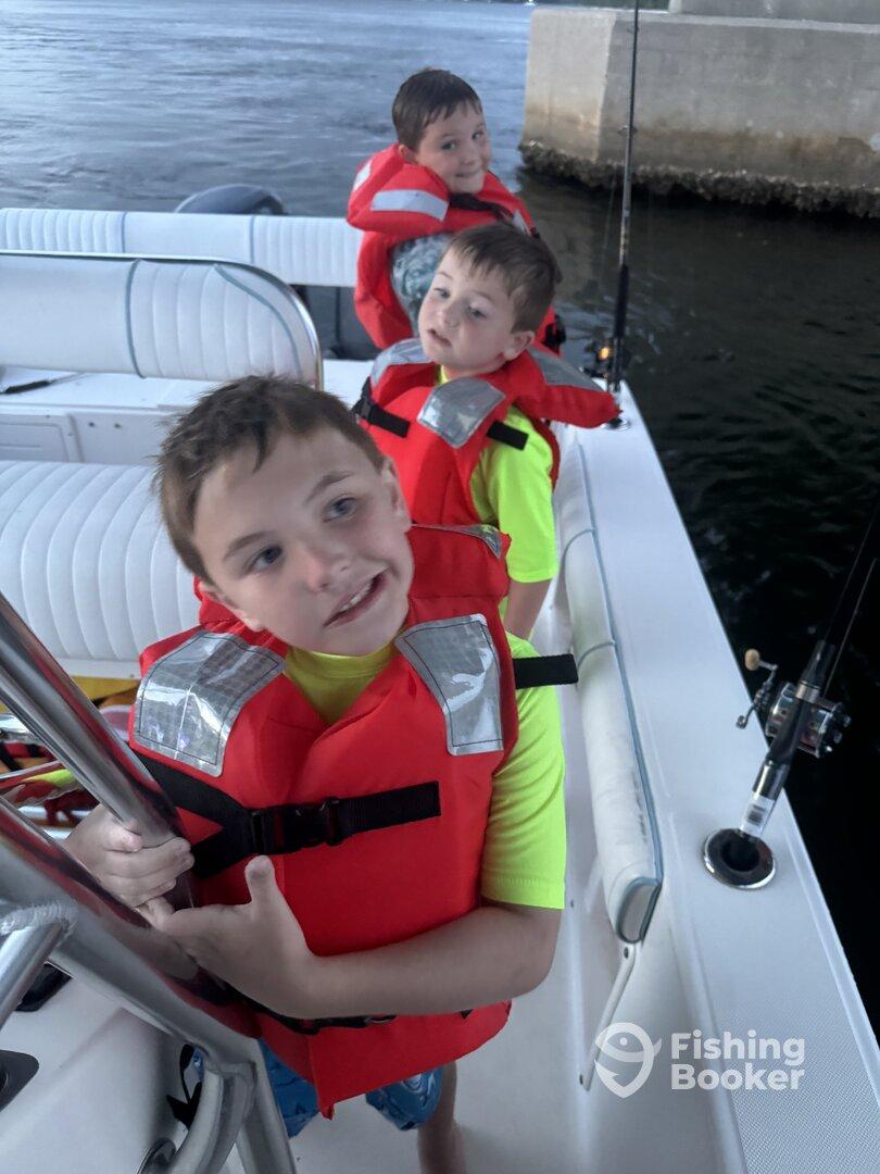 Trip to shell island Caption Chris 