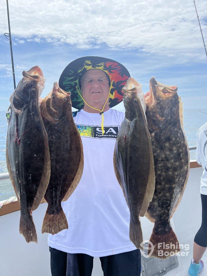 Full day trip with Captain Jeff and mate  Bill..