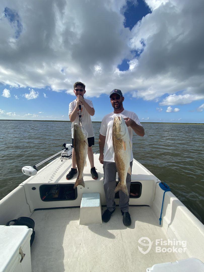 Wanted Bull Redfish for my kids to catch, he delivered 