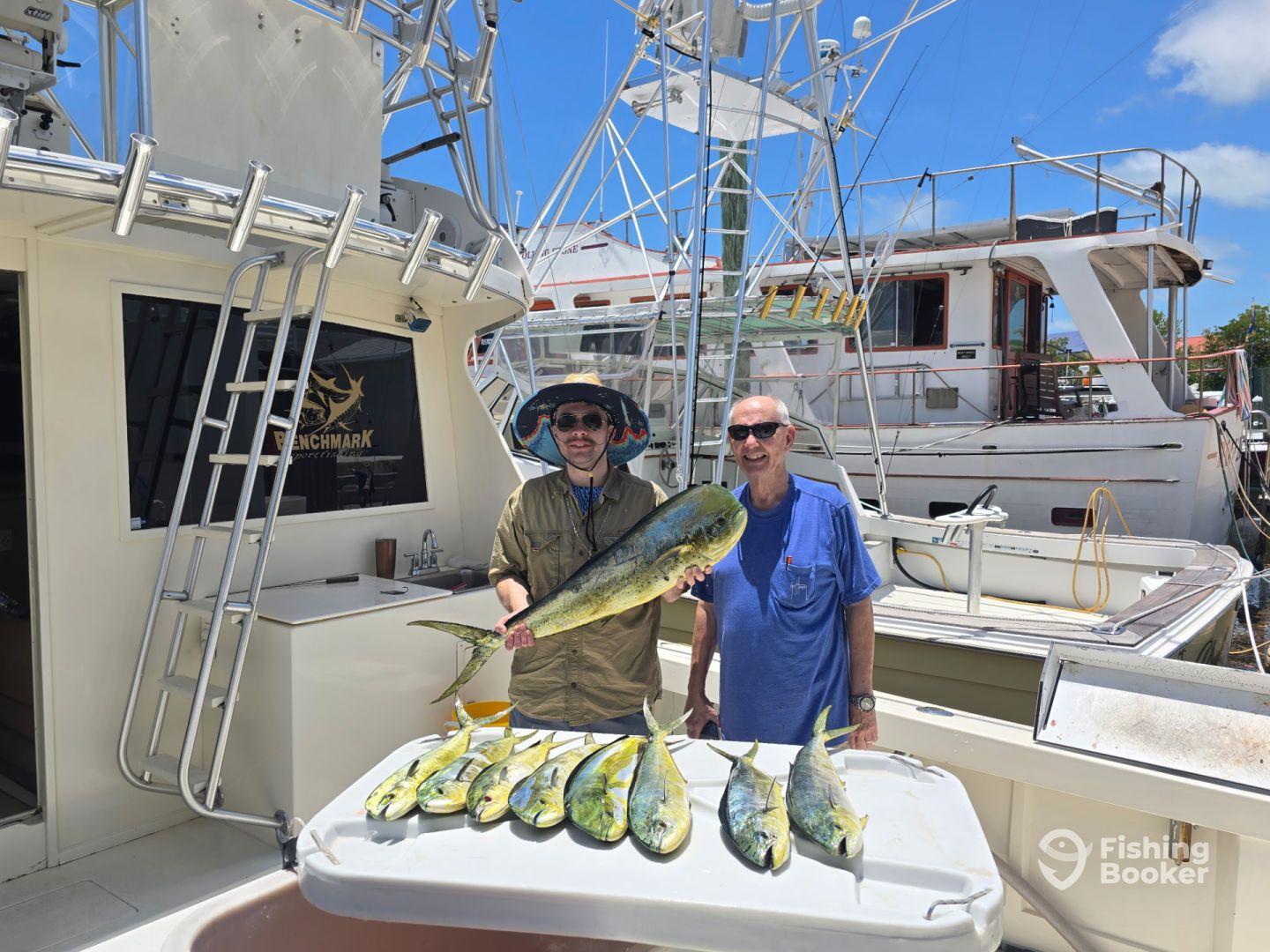 Son catches Bull Mahi