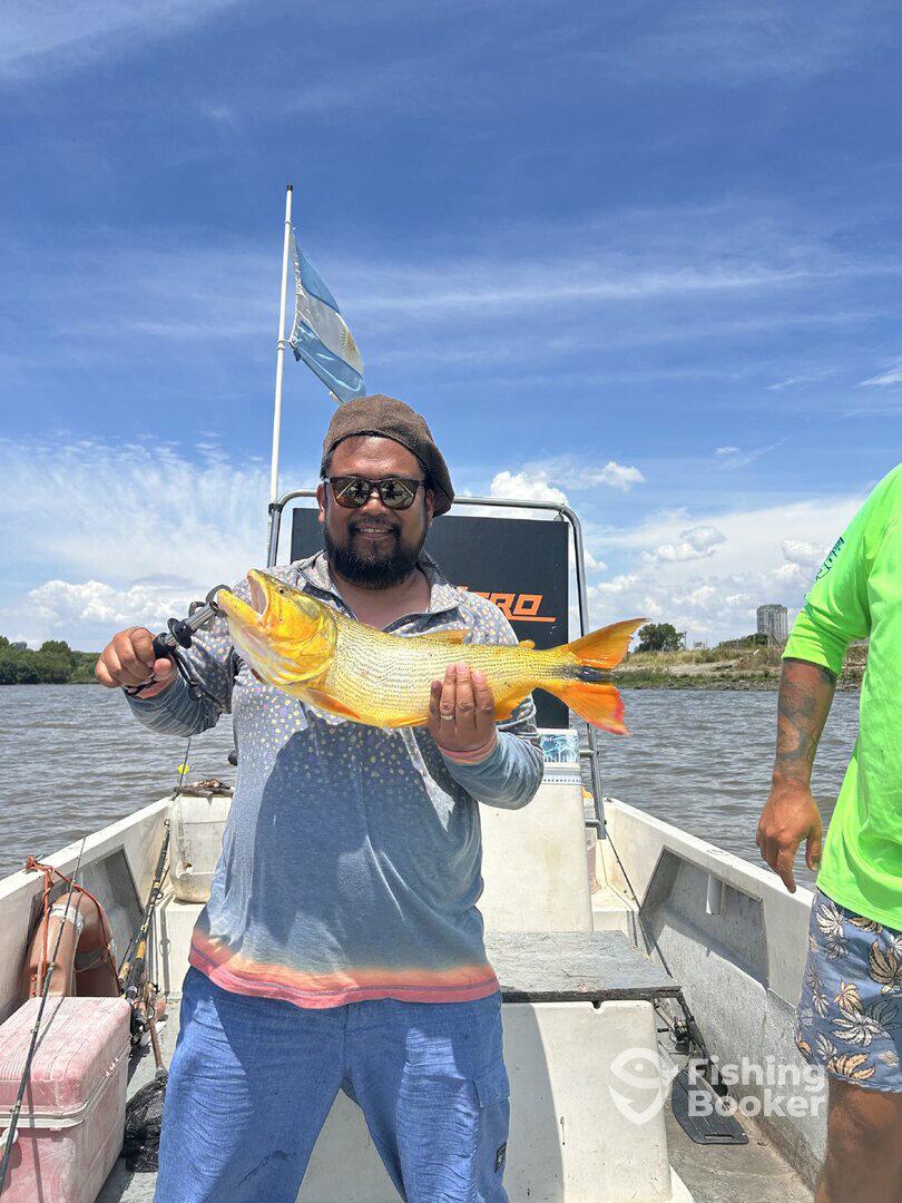 Beautiful day of fishing